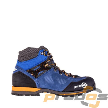 Niebieskie lekkie buty trekkingowe z podeszwą przystosowaną do długiego trekkingu