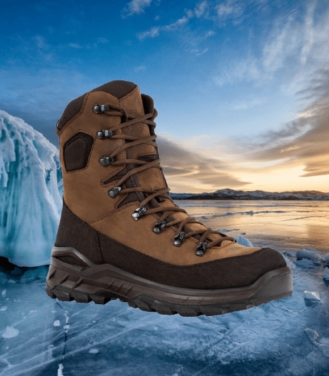 Lód, zimal Bajkał -buty na duże morzy Thwaito Prabos